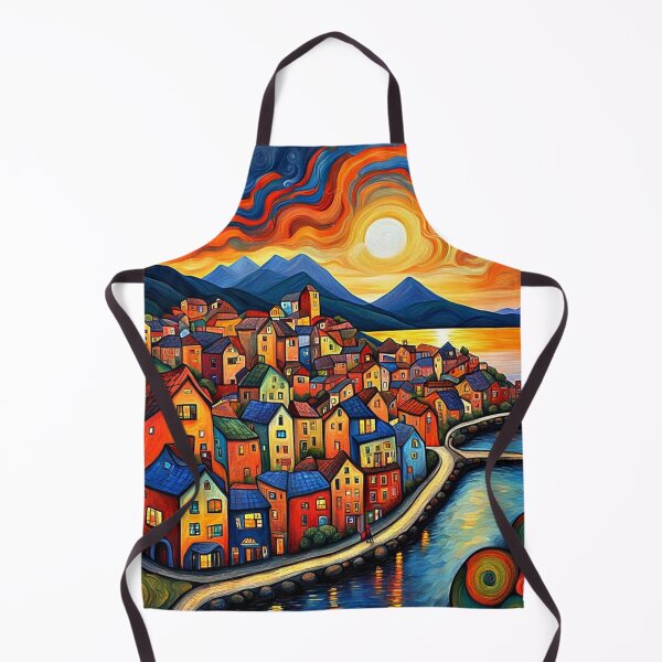 Item preview, Village in fjord 2 designed and sold by George Hutton Hunter.