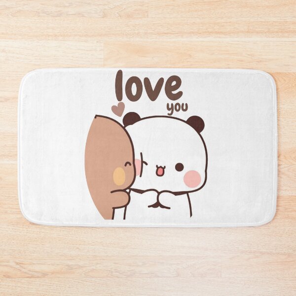 Item preview, I Love You - Panda Bear And Brownie True Love BUBU DUDU Couple Goma peach Sugar Valentine xmas designed and sold by BrightStreets.