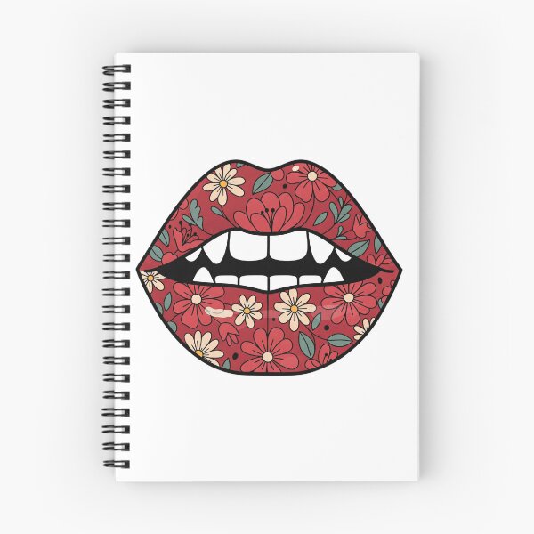 Item preview, Floral Vampire lips designed and sold by Tw1nsAIArt.