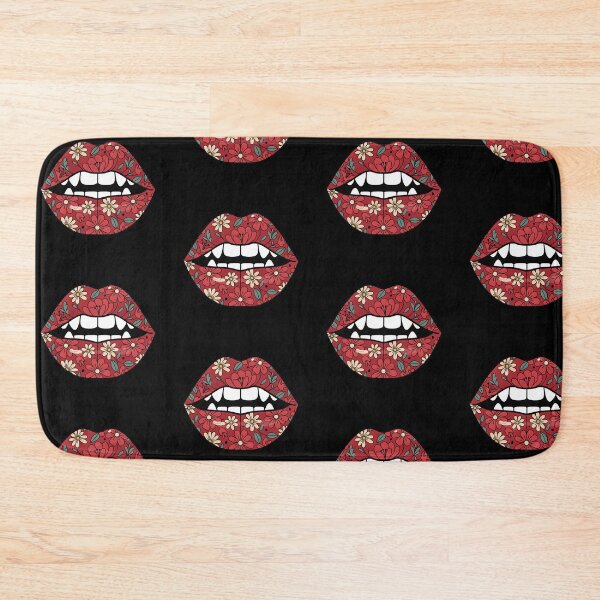 Item preview, Floral Vampire lips designed and sold by Tw1nsAIArt.