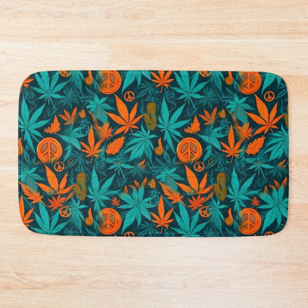 Item preview, Cannabis Peace Pattern Green Leaf Vibes designed and sold by MindWave THC.