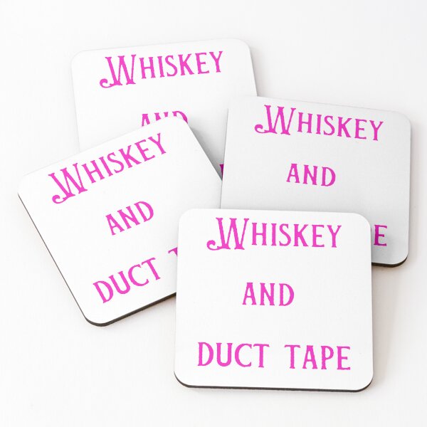 Item preview, Whiskey and duct tape, first aid kit, funny joke vintage for women designed and sold by GGtiger.