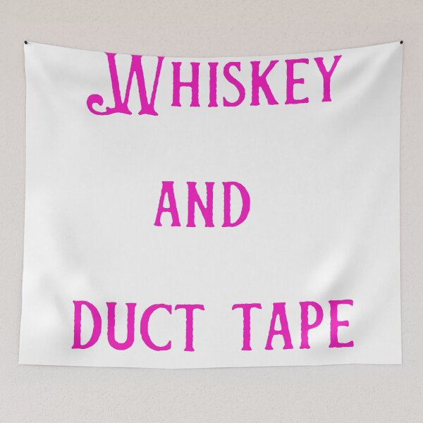 Item preview, Whiskey and duct tape, first aid kit, funny joke vintage for women designed and sold by GGtiger.