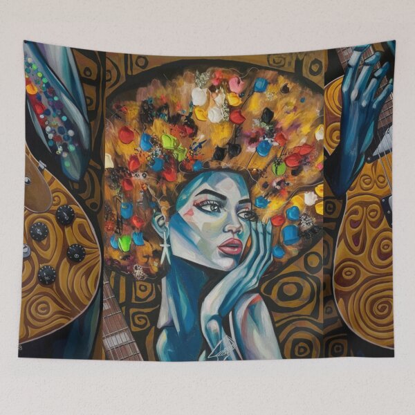 Item preview, Slay Queens - Guitar Queen Donna designed and sold by CanvasCarousel.