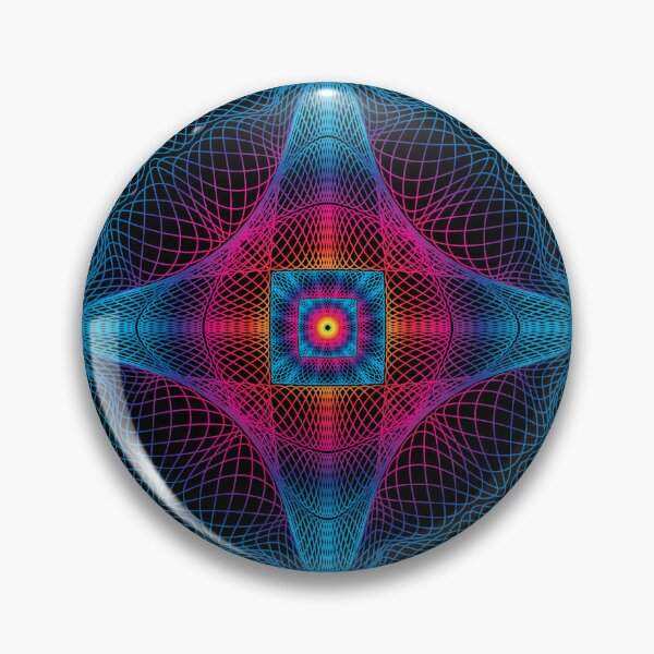 Item preview, square redish blue rosette designed and sold by nogamax.