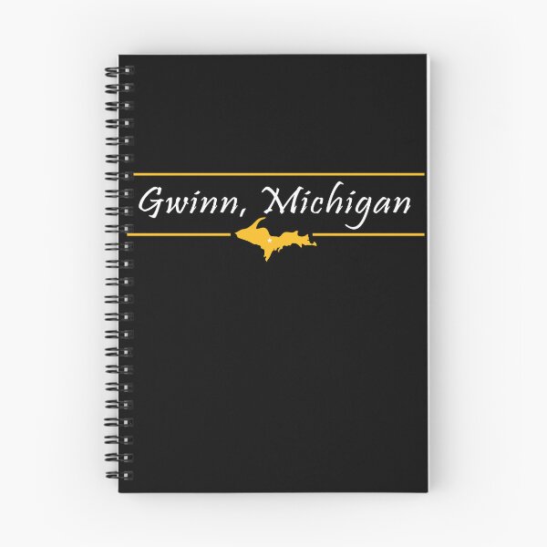 Item preview, Gwinn Michigan, Upper Peninsula - on black and white designed and sold by Bizb.