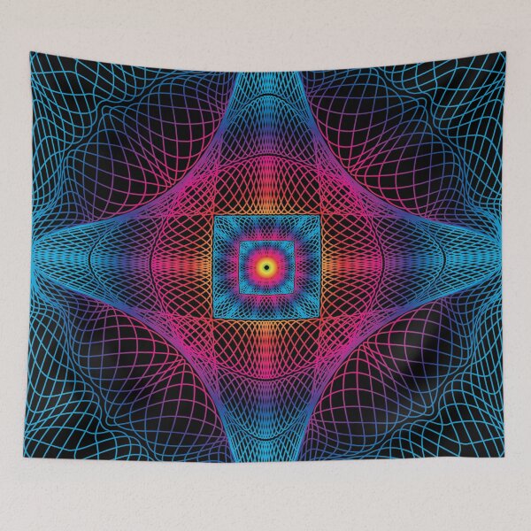 Item preview, square redish blue rosette designed and sold by nogamax.