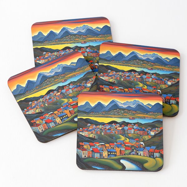 Item preview, Village in fjord 3 designed and sold by George Hutton Hunter.