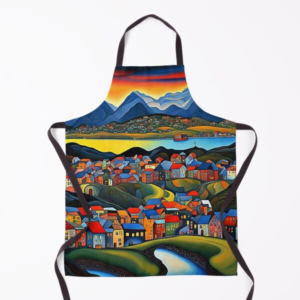 Item preview, Village in fjord 3 designed and sold by George Hutton Hunter.