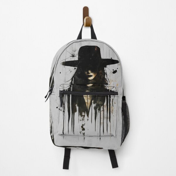 Item preview, Mystery Girl. Shadow, intrigue grunge splatter design.  designed and sold by Shoot-The-Moon.