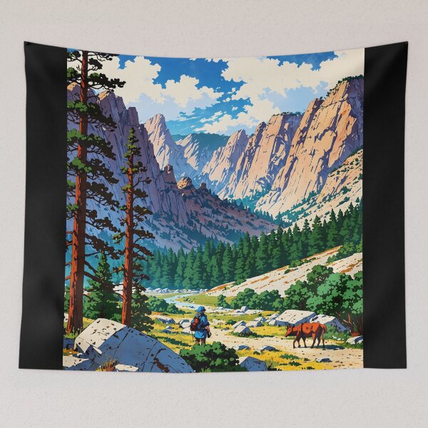 Item preview, Great Basin National Park USA Retro Anime Japanese 80s Vintage Travel designed and sold by Retro-Anime9.