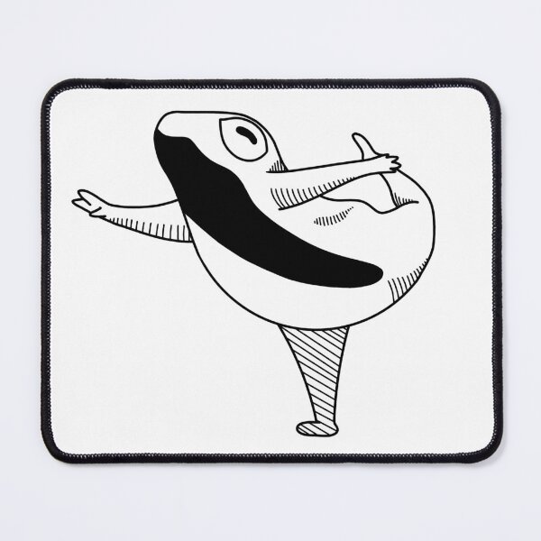 Item preview, yoga frog designed and sold by Kama black&white.