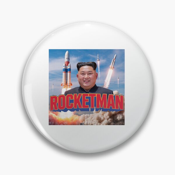 Item preview, Rocketman, North Korea, supreme leader, funnyfits70, Humor, Funny, retro, vintage, funny quotes, animal humor, designed and sold by FunnyFits70.