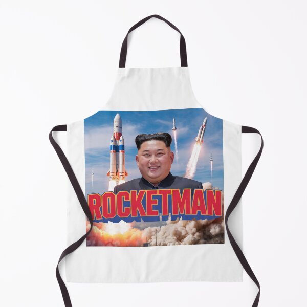 Item preview, Rocketman, North Korea, supreme leader, funnyfits70, Humor, Funny, retro, vintage, funny quotes, animal humor, designed and sold by FunnyFits70.