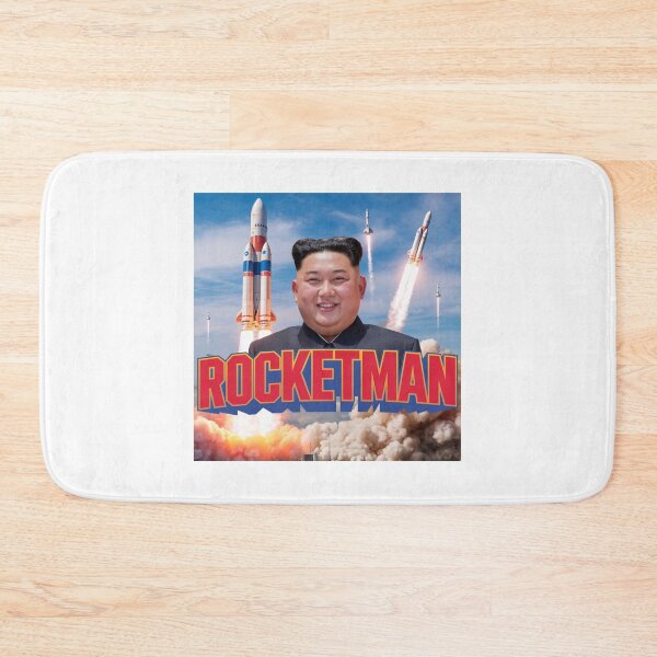 Item preview, Rocketman, North Korea, supreme leader, funnyfits70, Humor, Funny, retro, vintage, funny quotes, animal humor, designed and sold by FunnyFits70.