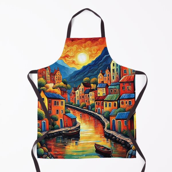 Item preview, Village in fjord 5 designed and sold by George Hutton Hunter.