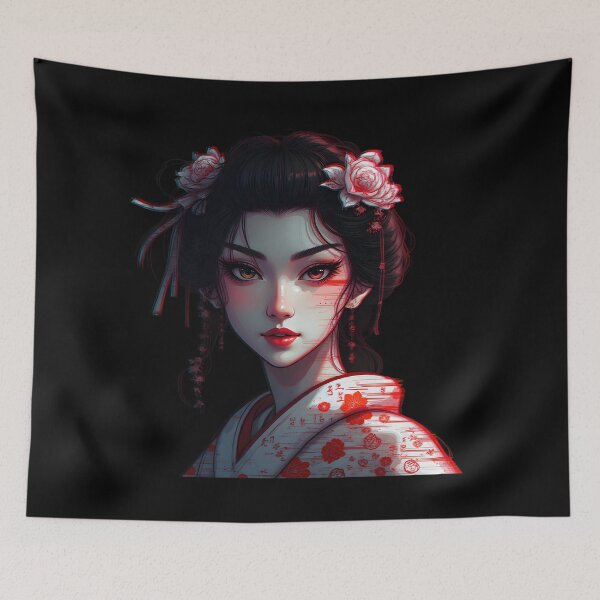 Item preview, Japanese Pagoda Under the Moonlight designed and sold by Nihonify.