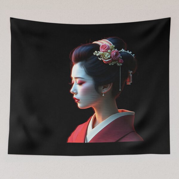 Item preview, Japanese Pagoda Under the Moonlight designed and sold by Nihonify.
