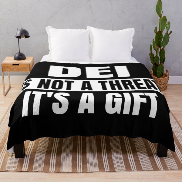 Item preview, DEI is not a Threat It's a Gift Diversity and Equity Quote designed and sold by Colorfulman.