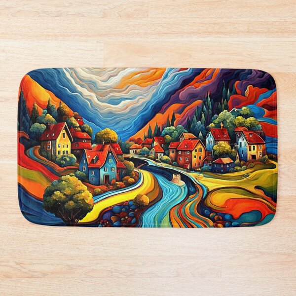 Item preview, Village in fjord 10 designed and sold by George Hutton Hunter.