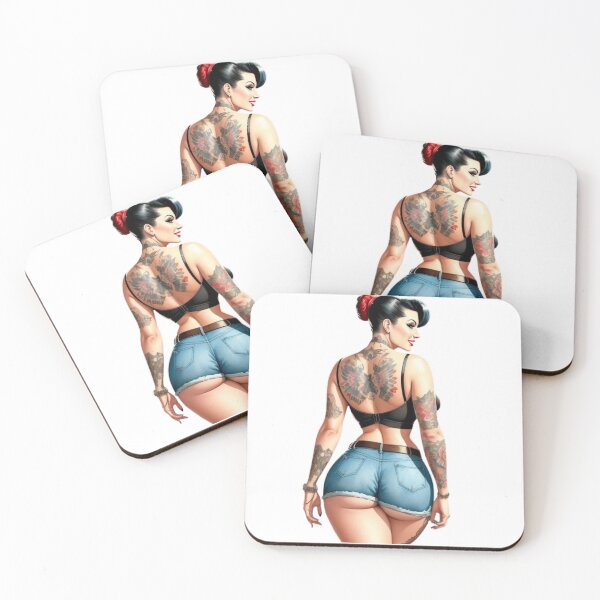 Item preview, Hot Inked Rockabilly Girl designed and sold by VDDDesign.