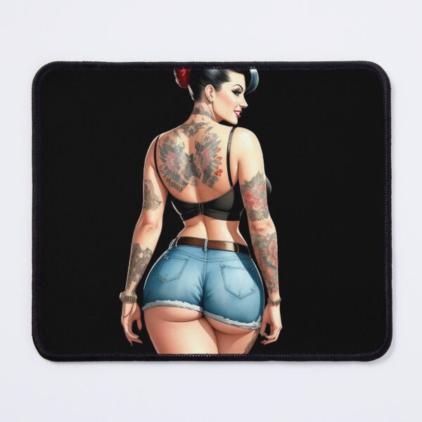 Item preview, Hot Inked Rockabilly Girl designed and sold by VDDDesign.