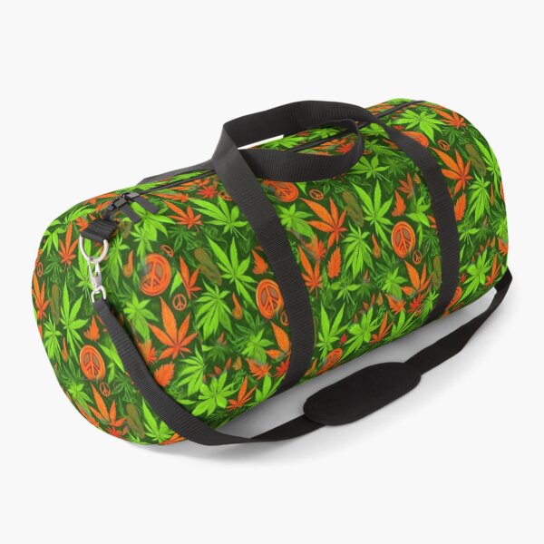 Item preview, Cannabis Peace Pattern Orange Yellow Leaf Vibes designed and sold by MindWave THC.