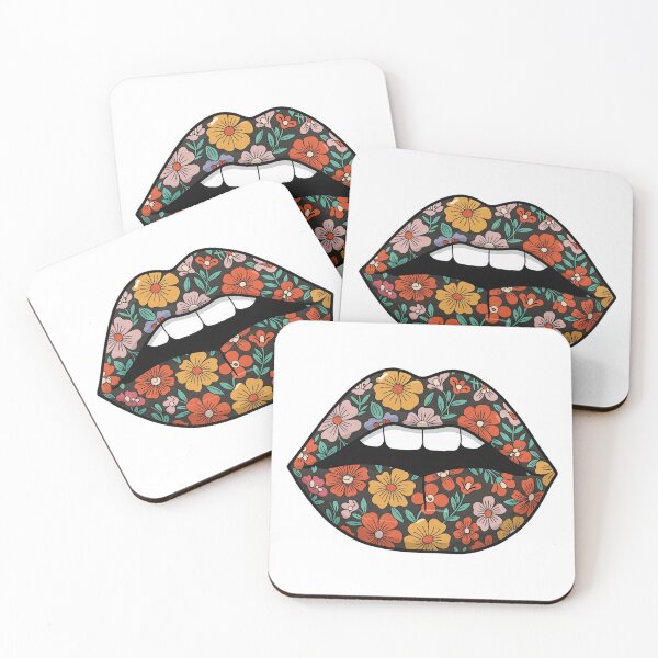 Item preview, Floral lips designed and sold by Tw1nsAIArt.