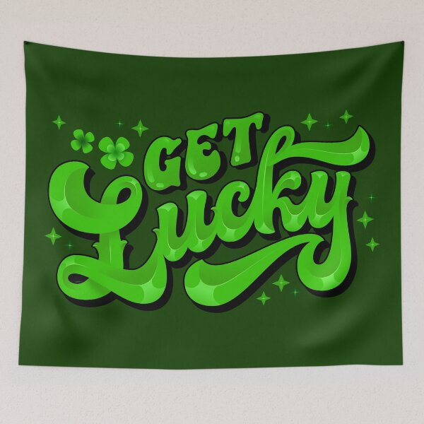 Item preview, GET LUCKY designed and sold by LettersCraft.