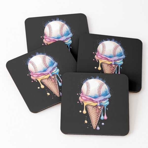 Item preview, Baseball Ice Cream Colorful designed and sold by AniArtPL.