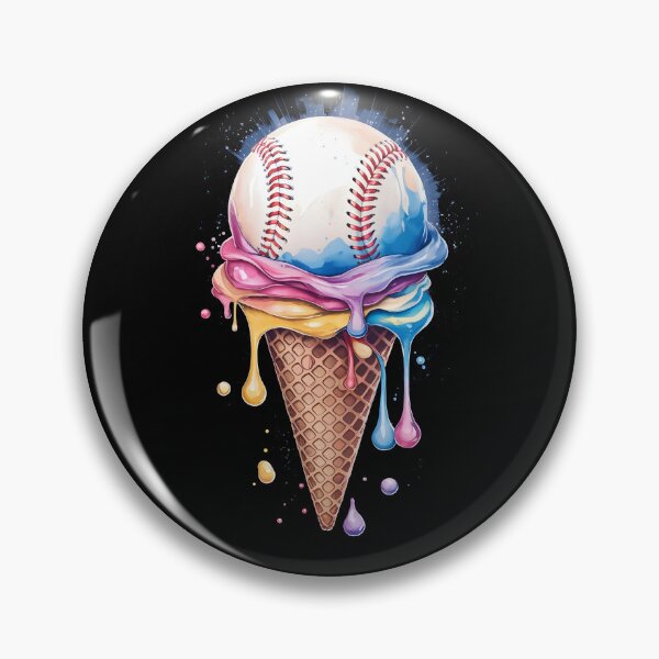 Item preview, Baseball Ice Cream Colorful designed and sold by AniArtPL.