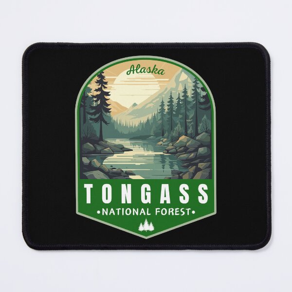 Item preview, Tongass National Forest Alaska USA Travel Art Emblem designed and sold by MaateoDesign.