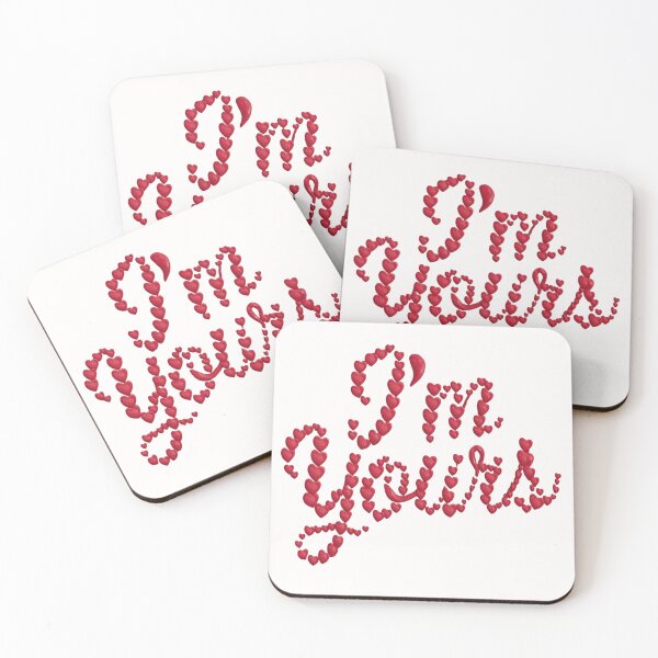 Item preview, I'm Yours | Romantic Heart Calligraphy | Cute Valentines Day  designed and sold by InspiredCreatives.