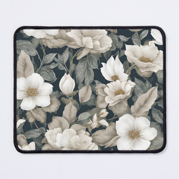Aperçu de l'œuvre White flowers créée et vendue par CindyCreation.