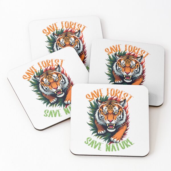 Item preview, "Save Forest, Save Nature" Tiger Conservation Design designed and sold by Furr-n-Purr.