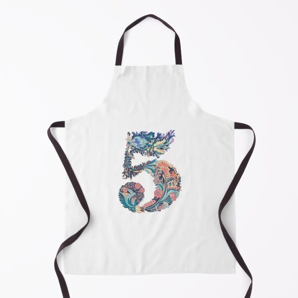 Item preview, Floral art in lucky number 5 designed and sold by Trianglegreen.