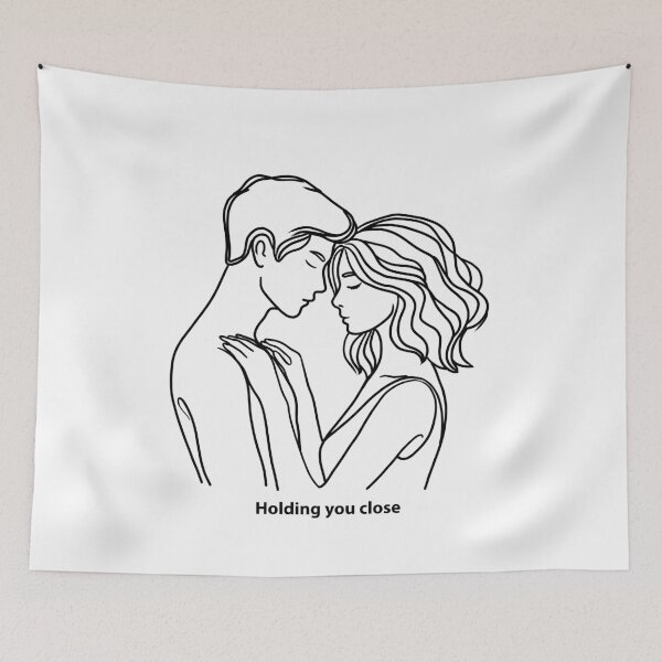 Item preview, Holding you close - Black designed and sold by MaryAura.