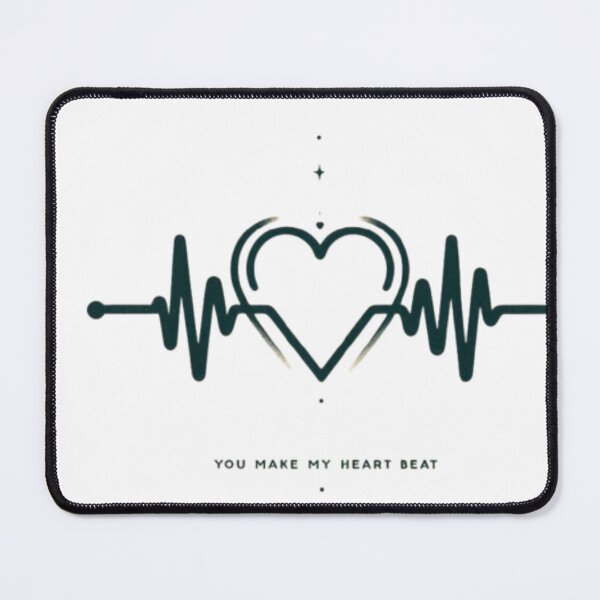 Item preview, Minimalist Heartbeat Valentine’s Day Design – Modern & Romantic" designed and sold by BlueStar45.