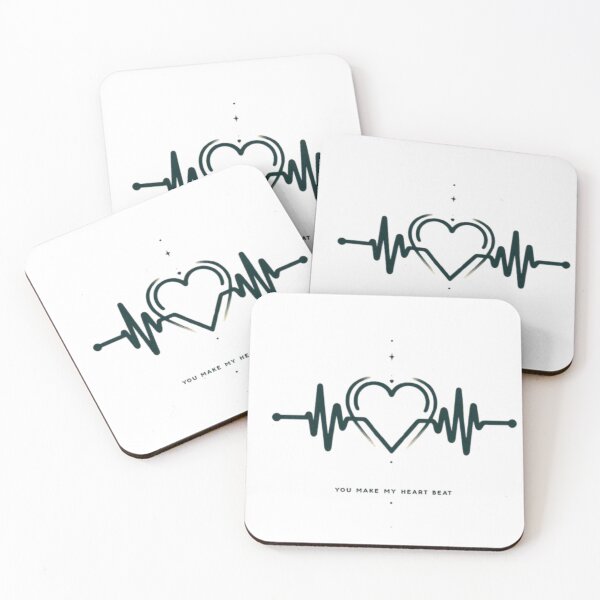 Item preview, Minimalist Heartbeat Valentine’s Day Design – Modern & Romantic" designed and sold by BlueStar45.