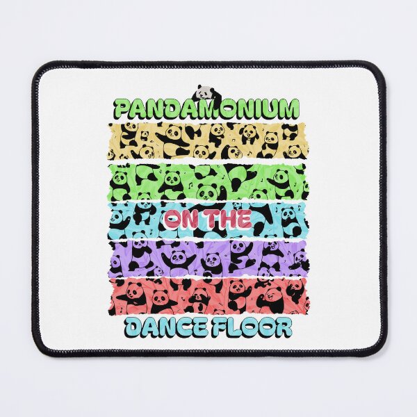 Item preview, Pandamonium on the Dance Floor Retro Graphic designed and sold by MoeTiff.