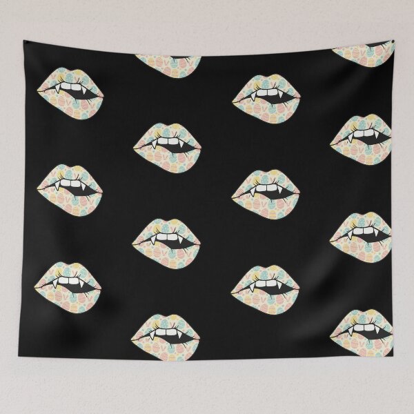 Item preview, Easter vampire lips designed and sold by Tw1nsAIArt.