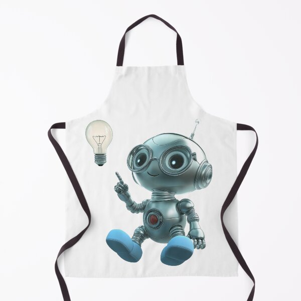 Item preview, Eureka! Cute Tech Robot idea design. No Text Version. designed and sold by Shoot-The-Moon.