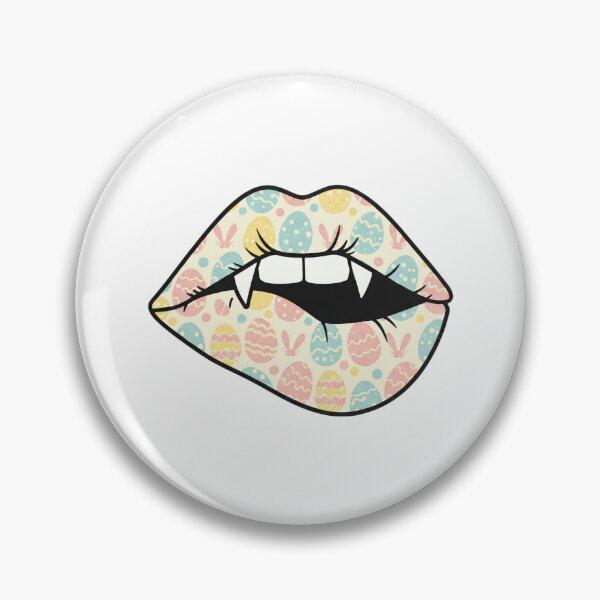 Item preview, Easter vampire lips designed and sold by Tw1nsAIArt.
