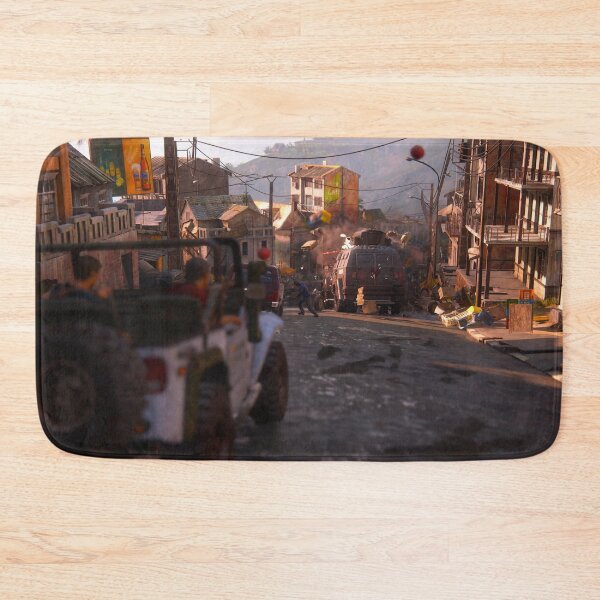 Item preview, Nathan Drake drives a car in Madagascar designed and sold by InGamePics.
