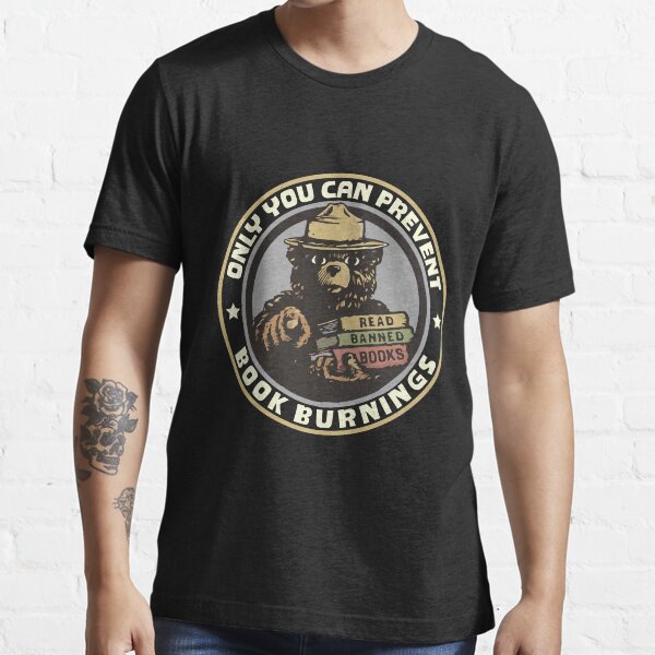 Item preview, Only You Can Prevent Book Burnings Funny Humor designed and sold by teeshop87.