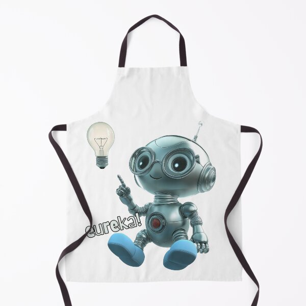 Item preview, Eureka! Cute Tech Robot idea design. Text Version. designed and sold by Shoot-The-Moon.