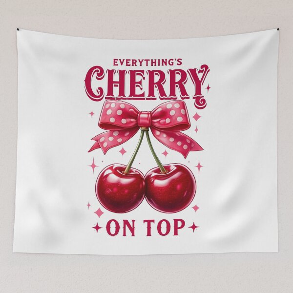 Item preview, Everything’s Cherry On Top Vintage Retro Cute Kawaii Gift designed and sold by JerdbordinShop.