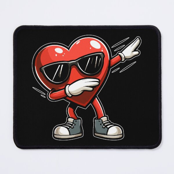 Item preview, Dabbing Heart Funny Happy Valentine Day designed and sold by TomFrontierArt.