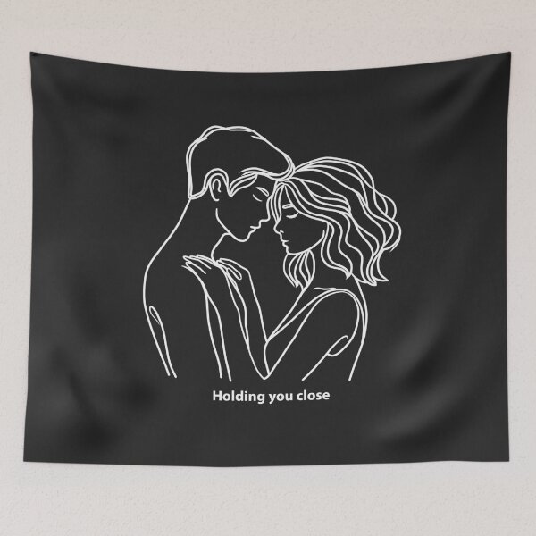Item preview, Holding you close - White designed and sold by MaryAura.