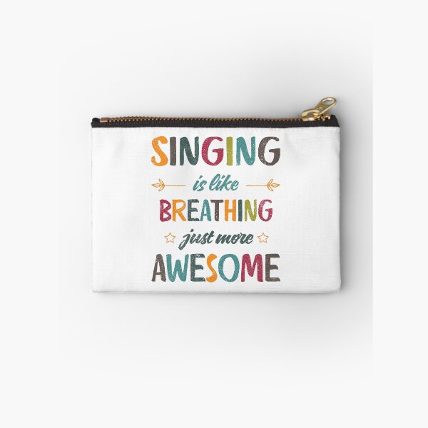 Item preview, Singing is like breathing just more awesome designed and sold by Line2Rhyme.